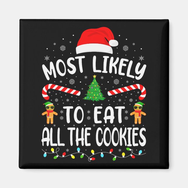 Aimant Plus susceptible de manger tous les biscuits Famil (Devant)