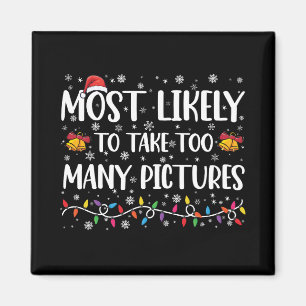 Aimant Plus Susceptible de Prendre Trop de Photos Noël en