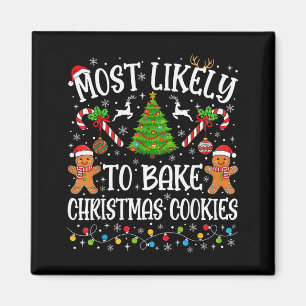Aimant Plus susceptible de préparer des biscuits de Noël