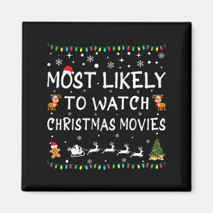 Aimant Plus susceptible de regarder des films de Noël en 