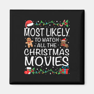 Aimant Plus susceptible de regarder les films de Noël Fam