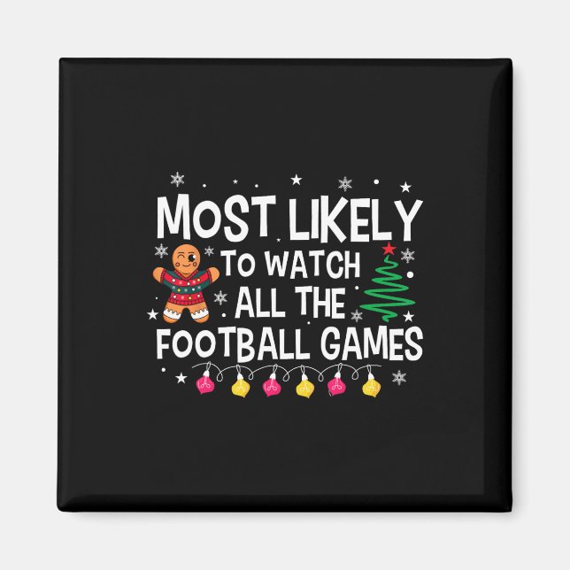 Aimant Plus Susceptible de Regarder Tous les Matchs de Fo (Devant)