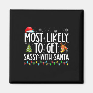 Aimant Plus susceptible d'être Sy avec Santa Fun Famille