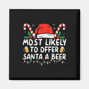 Aimant Plus susceptible d'offrir une bière au Père Noël A