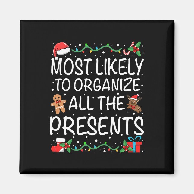 Aimant Plus susceptible d'organiser tous les cadeaux de l (Devant)