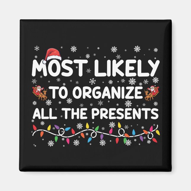 Aimant Plus susceptible d'organiser tous les cadeaux de N (Devant)