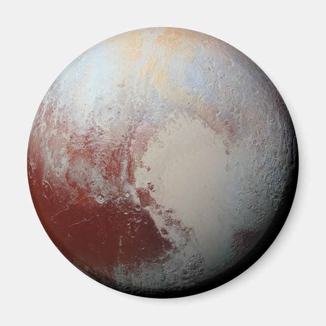 Aimant Pluto Planète naine par NASA New Horizons 2015 Pho (Devant)
