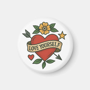 Aimant PNG Coeur de tatouage vintage   Aimez-vous le desi