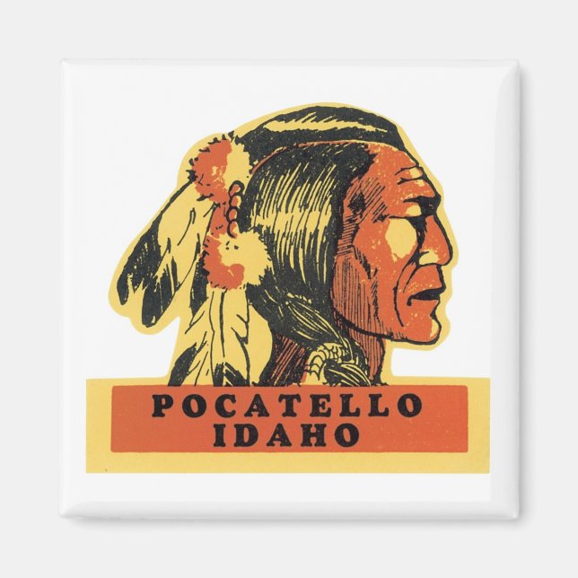 Aimant Pocatello, Idaho (Devant)