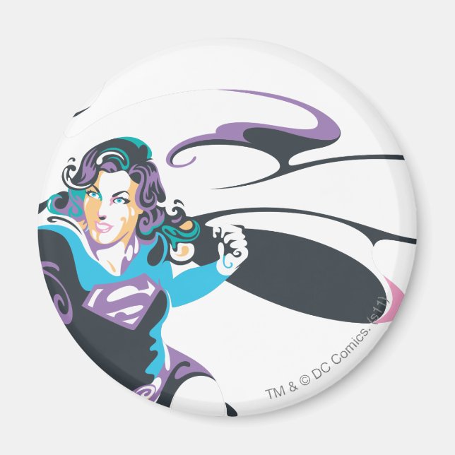 Aimant Poche de sélection couleur Supergirl 4 (Devant)