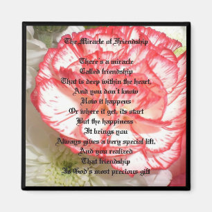 Aimant Poème d'amitié inspiré