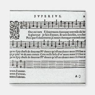 Aimant Poème en musique par Jean Antoine de Baif