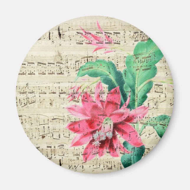 Aimant Poésie Cactus (Devant)