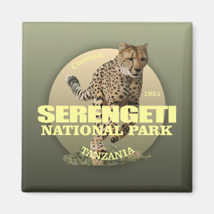 Aimant POIDS de parc national de Serengeti (guépard)
