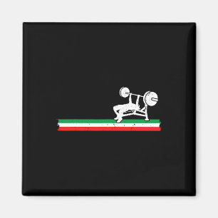 Aimant Poids italien Benchpress Italie Drapeau poids