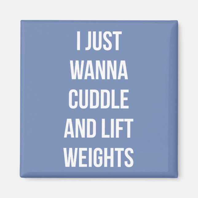 Aimant Poids Lift Et Cuddle - Gymnase De Novelty Mignonne (Devant)
