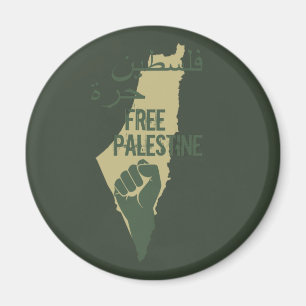 Aimant poing libre de palestine