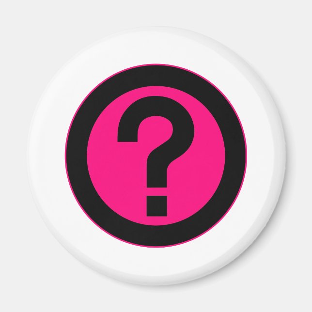 Aimant Point de question Poser la ponctuation du symbole  (Devant)
