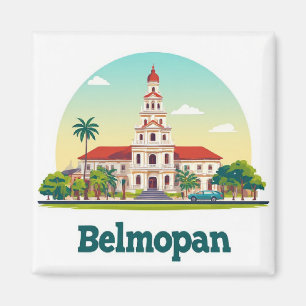 Aimant Point de repère de la ville de Belmopan
