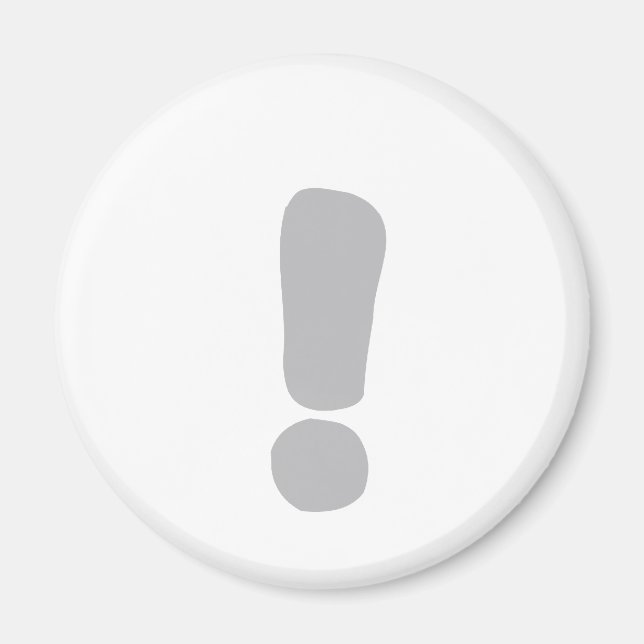 Aimant Point d'exclamation ! (Devant)