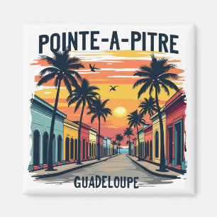 Aimant Pointe-à-Pitre Sunset Magnet