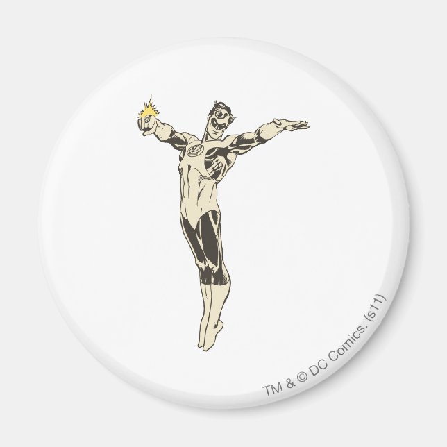 Aimant Pointes de lanterne verte (Devant)