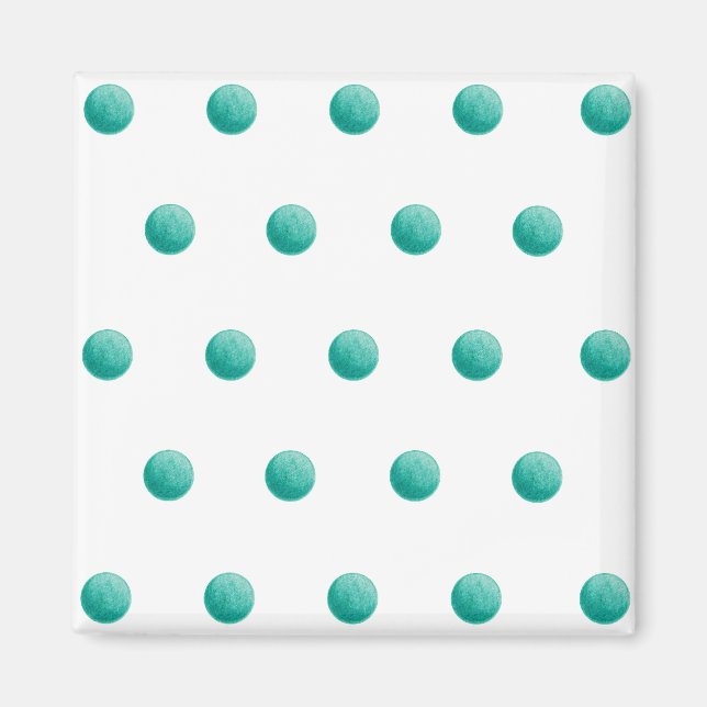 Aimant points Aqua (Devant)