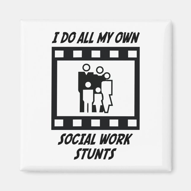 Aimant Points de service social (Devant)