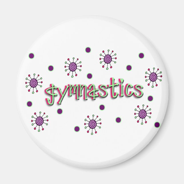 Aimant Points solaires de gymnastique (Devant)