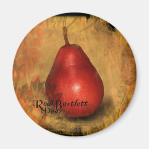 Aimant Poire bartlett rouge