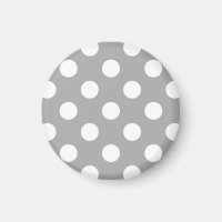 Pois blancs sur gris