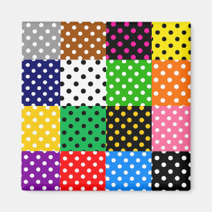 Aimant Pois de surfaces composées multicolores