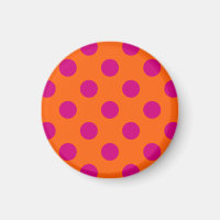 Pois Fuchsia orange