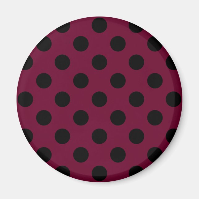 Aimant Pois noirs en Bourgogne (Devant)