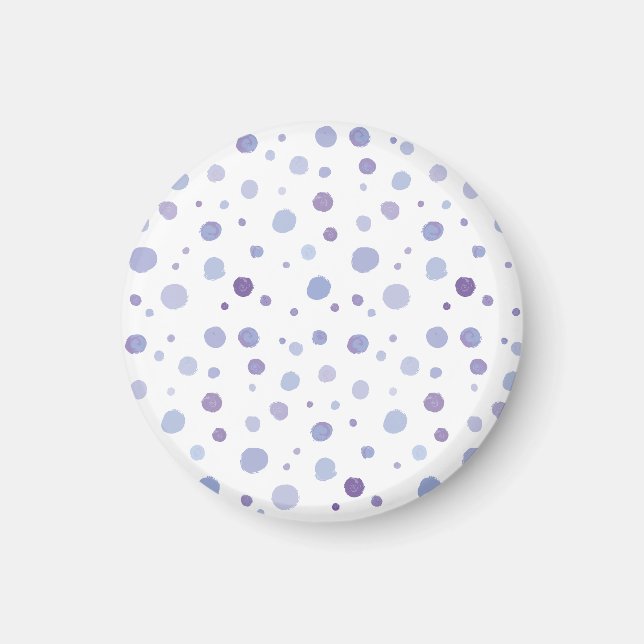 Aimant pois peint à la main (Devant)