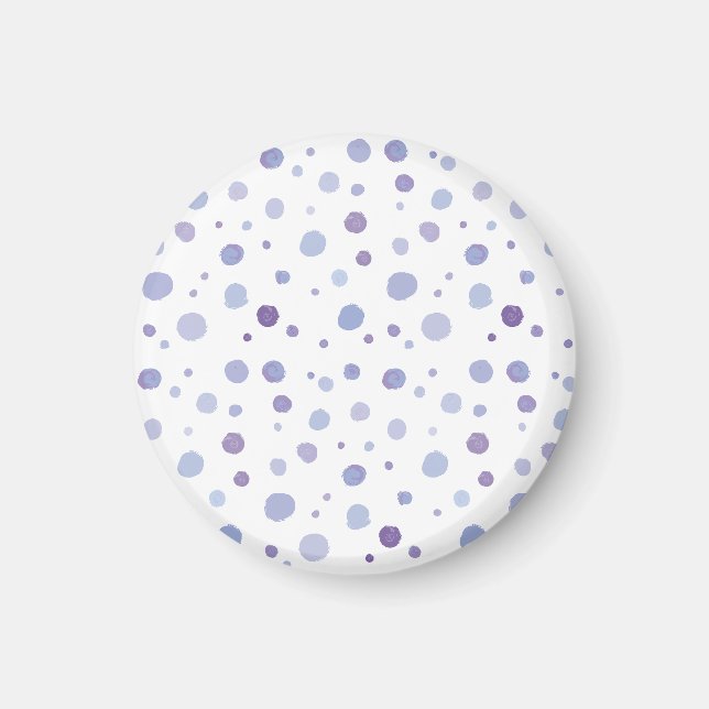 Aimant pois peints à la main (Devant)