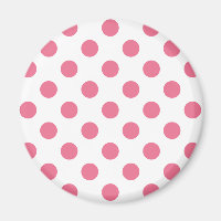 Pois rose et blanc