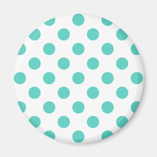 Aimant Pois turquoise