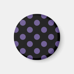 Aimant Pois ultra violets en noir