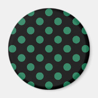 Pois vert et noir