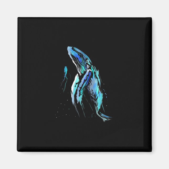 Aimant Poison de Whale Swimming Diving (Devant)