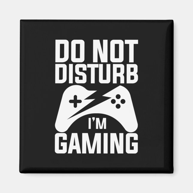 Aimant Poison gamer | do Not Disturb I Am Gaming (Devant)