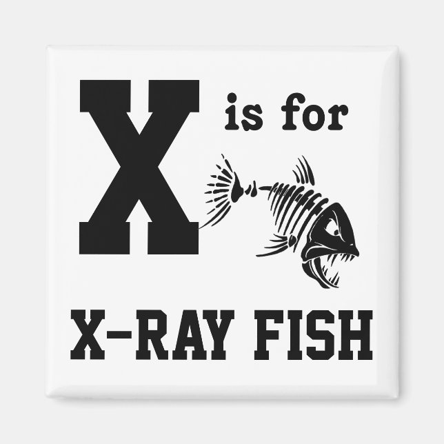 Aimant Poisson à rayons X (Devant)