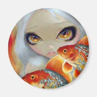 Aimant "Poisson bijoux : Argent et or"