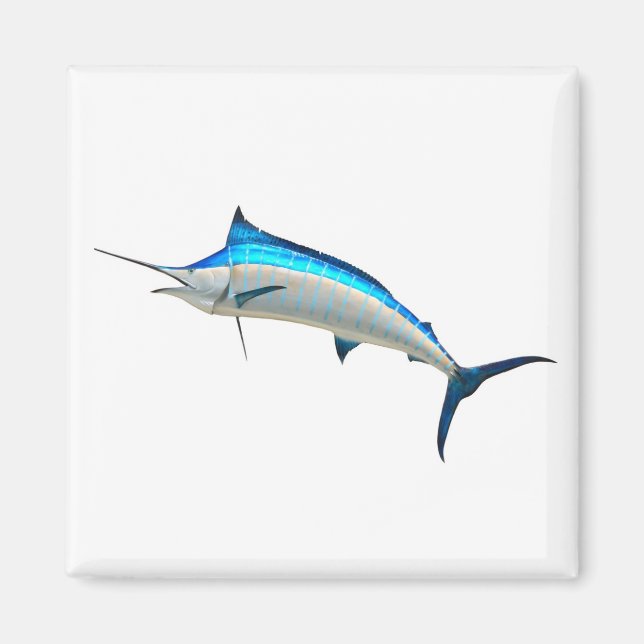 Aimant Poisson Blue Marlin (Devant)