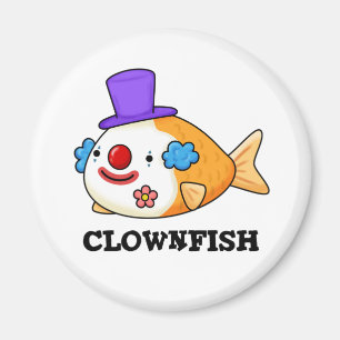 Aimant Poisson clownesque Funky Animal Poisson Pun
