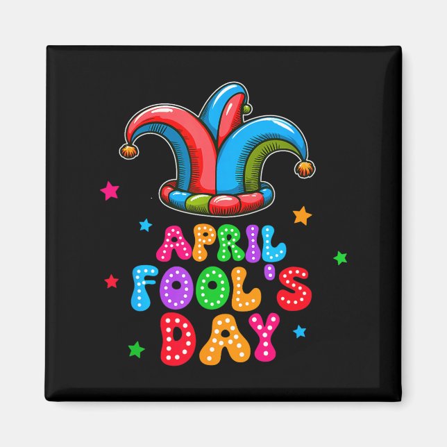 Aimant Poisson d'avril 1er avril Blague Farce Cadeau drôl (Devant)
