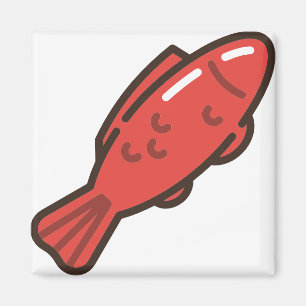 Aimant poisson rouge