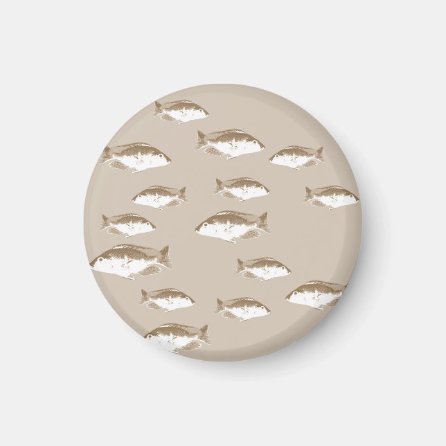 Aimant Poisson sépien (Devant)