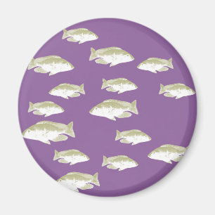Aimant Poisson sur violet